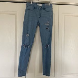 Pacsun grey ripped jeans!!